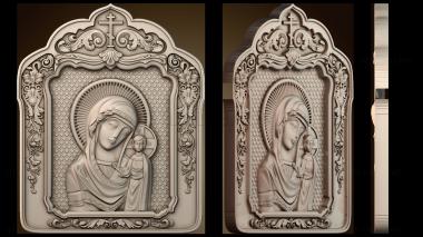 3D модель Икона Казанской Божией Матери (STL)