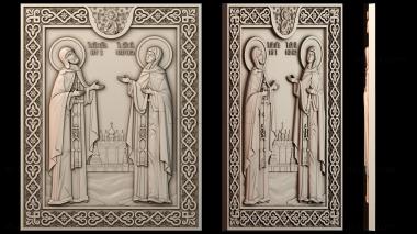 3D модель Икона Петра и Февроньи (STL)