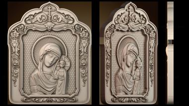 3D модель Икона Казанской Божией Матери (STL)