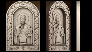 3D модель Икона Святой Николай (STL)