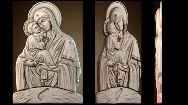 3D модель Икона Божией Матери (STL)