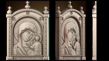 3D модель Икона Казанской Божией Матери (STL)