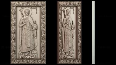 3D модель Икона святого мученика Иоанна Владимира, князя Сербского (STL)