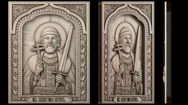 3D модель Икона Святой Игорь (STL)