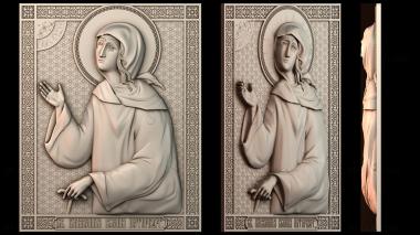 3D модель Икона Святая Ксения Петербургская (STL)