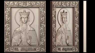 3D модель Икона Александр Невский (STL)