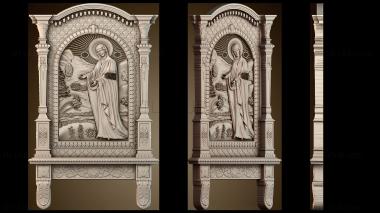 3D модель Икона Божией Матери (STL)