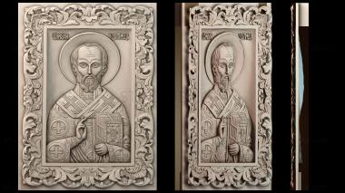 3D модель Икона Святой Николай (STL)