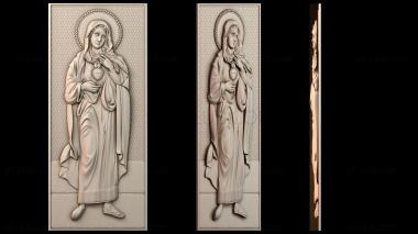 3D модель Икона Святая Мария (STL)