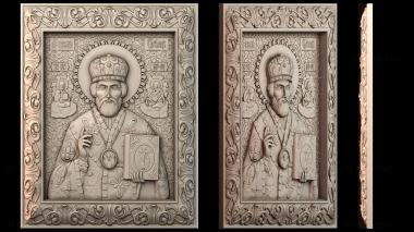 3D модель Икона Святитель Николай Чудотворец (STL)