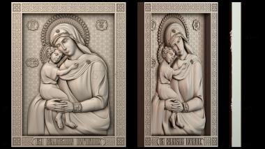 3D модель Икона Непорочного Зачатия Пресвятой Богородицы (STL)