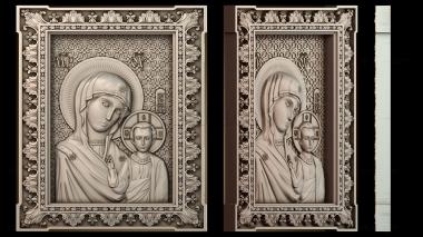 3D модель Икона Казанская Богоматерь (STL)