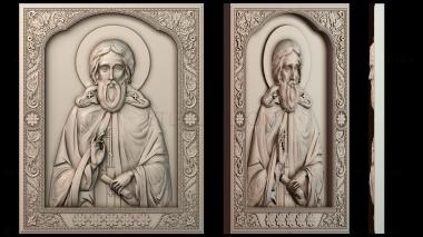 3D модель Икона Святой Сергий (STL)