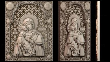 3D модель Икона Богоматери (STL)