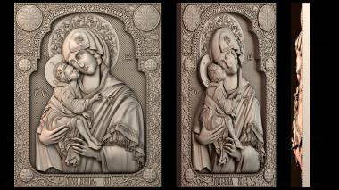 3D модель Икона Богоматери Донская (STL)