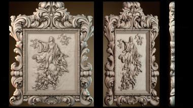 3D модель Икона Божией Матери (STL)