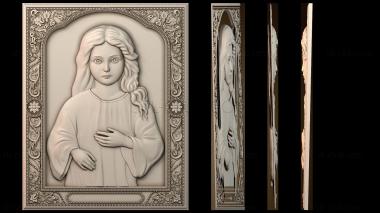 3D модель Фотография маленькой девочки (STL)