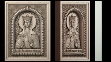 3D модель Икона Святой Людмилы (STL)