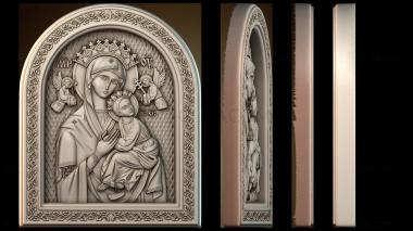 3D модель Икона Божией Матери Неустанной Помощи (STL)