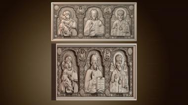 3D модель Икона святых (STL)