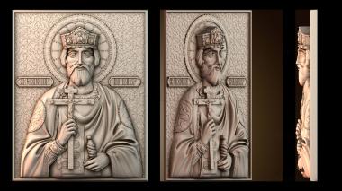 3D модель Икона Святого Владимира (STL)