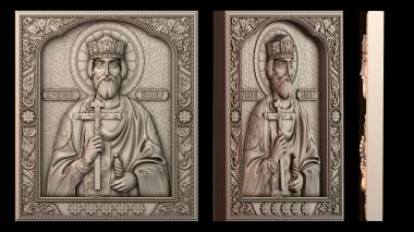 3D модель Икона Святого Владимира (STL)