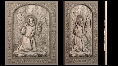 3D модель Икона преп. Серафима Саровского (STL)