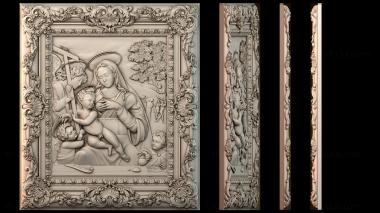 3D модель Икона Богородицы (STL)