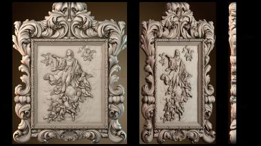 3D модель Икона Богородицы (STL)