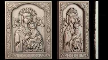 3D модель Икона Божией Матери Неустанной Помощи (STL)