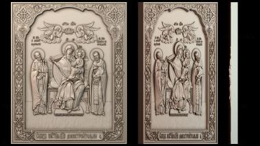 3D модель Икона Божией Матери Экономисса (STL)