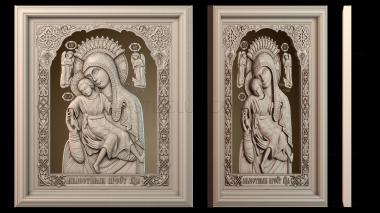 3D модель Икона Божией Матери (STL)
