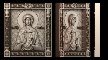 3D модель Икона Святой мученицы Галины (STL)