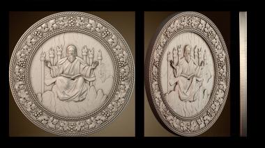 3D модель Икона Иисуса Христа (STL)