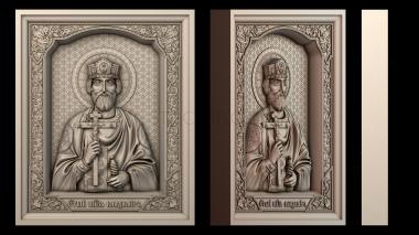 3D модель Икона Святого Князя Владимира (STL)