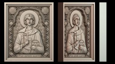 3D модель Икона святого мученика Валерия (STL)