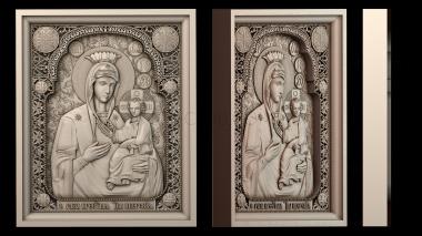 3D модель Икона Божией Матери Иверская (STL)