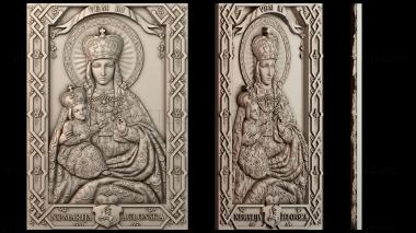 3D модель Икона Божией Матери (STL)