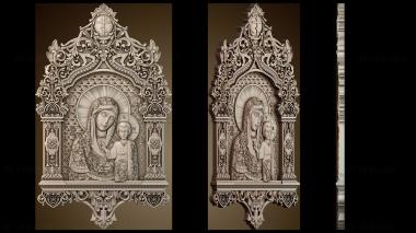 3D модель Икона Божией Матери Казанской (STL)
