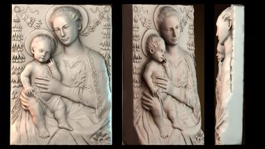 3D модель Икона Мадонны (STL)