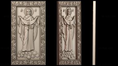 3D модель Икона Пресвятой Богородицы (STL)