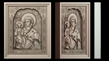 3D модель Икона Божией Матери Троеручица (STL)