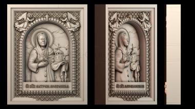 3D модель Икона святой Матроны Московской (STL)