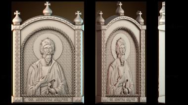 3D модель Икона апостола Андрея Первозванного (STL)