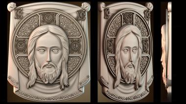 3D модель Икона Иисуса Христа (STL)