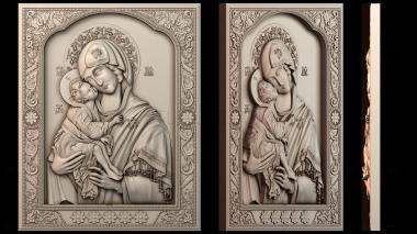 3D модель Икона Богоматери Донская (STL)