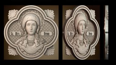3D модель Икона Святой Ирины (STL)