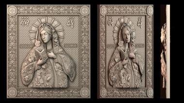 3D модель Икона Калужской Божией Матери (STL)