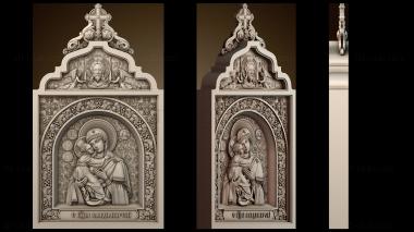 3D модель Икона Божией Матери (STL)