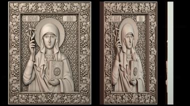 3D модель Икона святой равноапостольной Нины (STL)